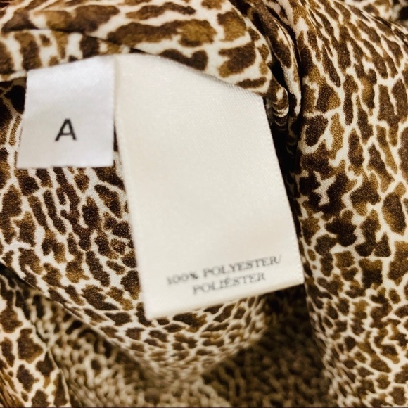 Ann Taylor Animal Print Long Sleeve Tunic … - Picture 6 of 9